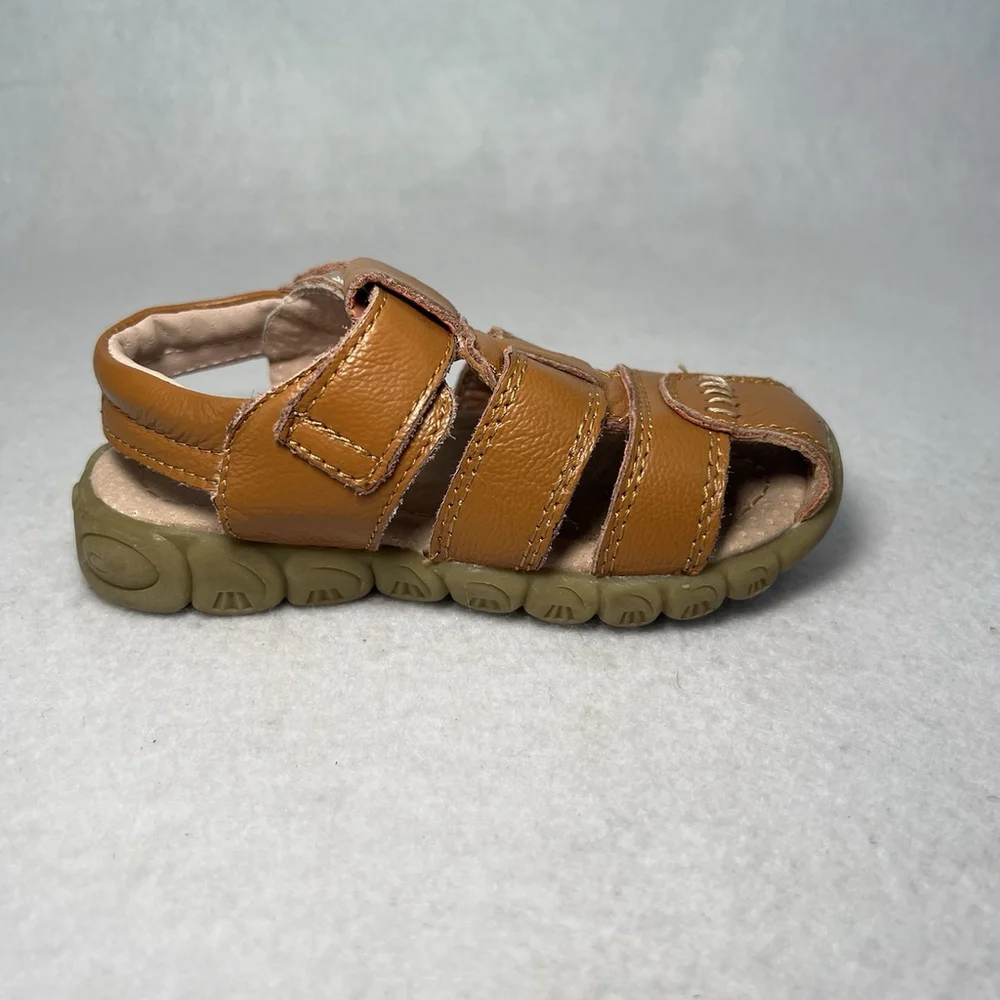 Baby Sandals Summer Rubber Sole Boys Infant Straps Girls Shoes 0-18 Months